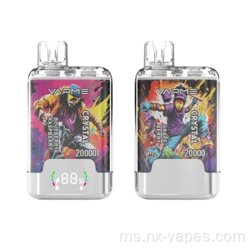 Vapme Crystal 20000 Puff Vape Vape Borong
